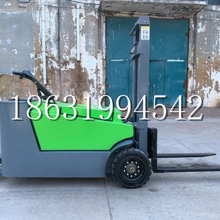 遵化市小型电动叉车1吨2吨步行站驾式电瓶堆高充电装卸车液压升降车铲车